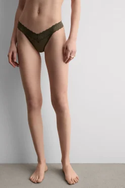 Lace and Microfiber ‘80s Style Brazilian