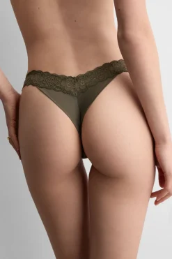 Lace and Microfiber ‘80s Style Brazilian