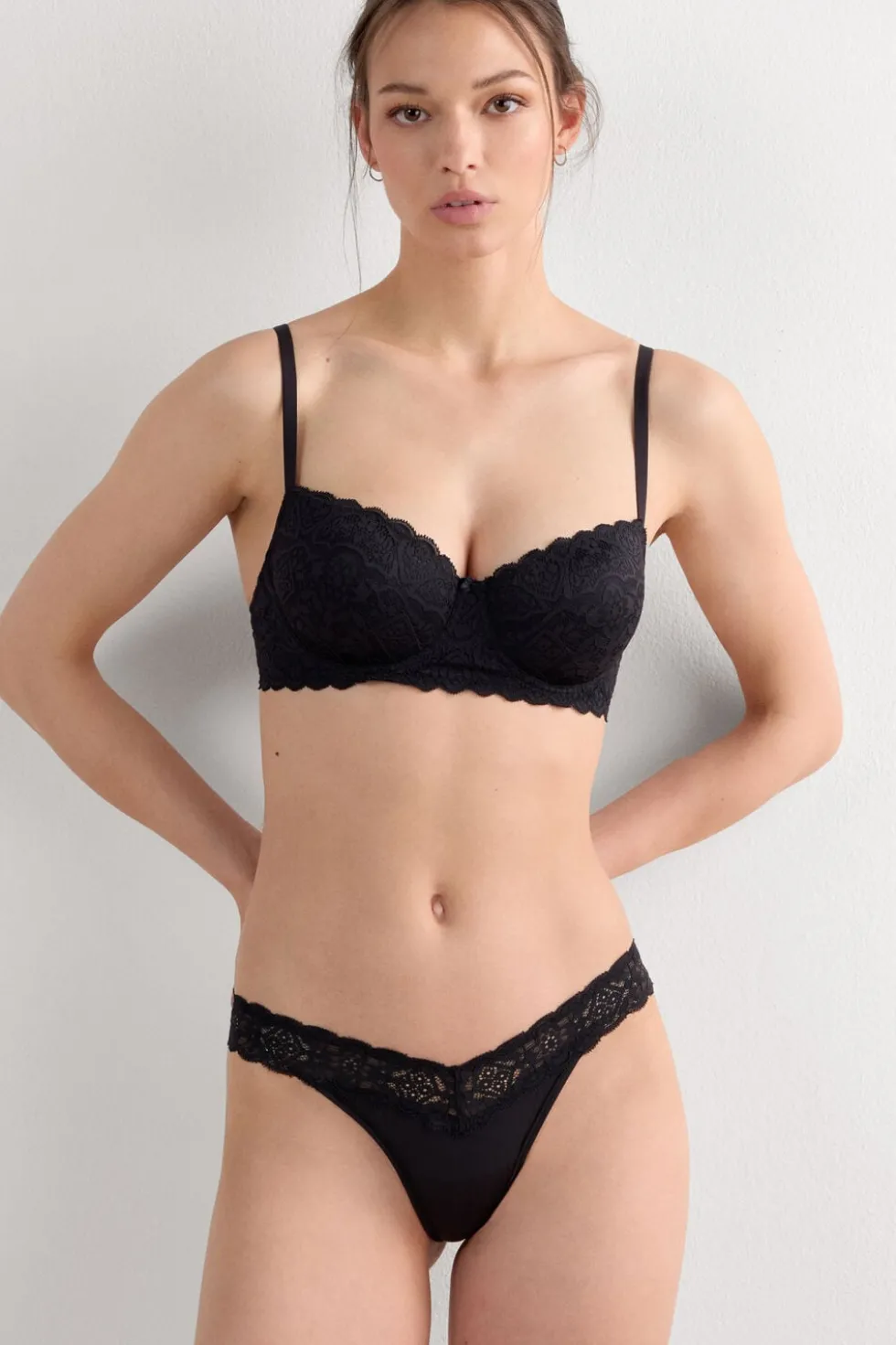Lace and Microfiber ‘80s Style Brazilian