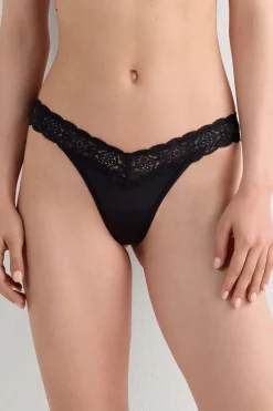 Lace and Microfiber ‘80s Style Brazilian