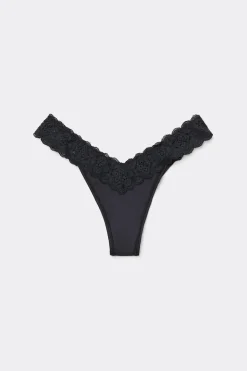 Lace and Microfiber ‘80s Style Brazilian