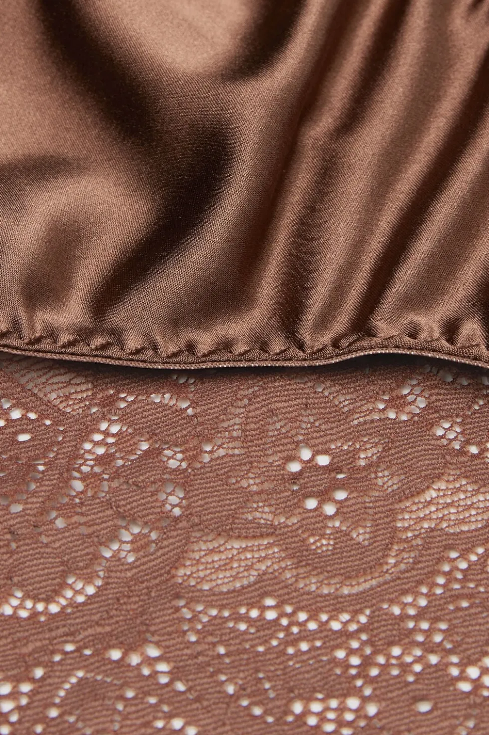 Lace and Silk Bikini Briefs