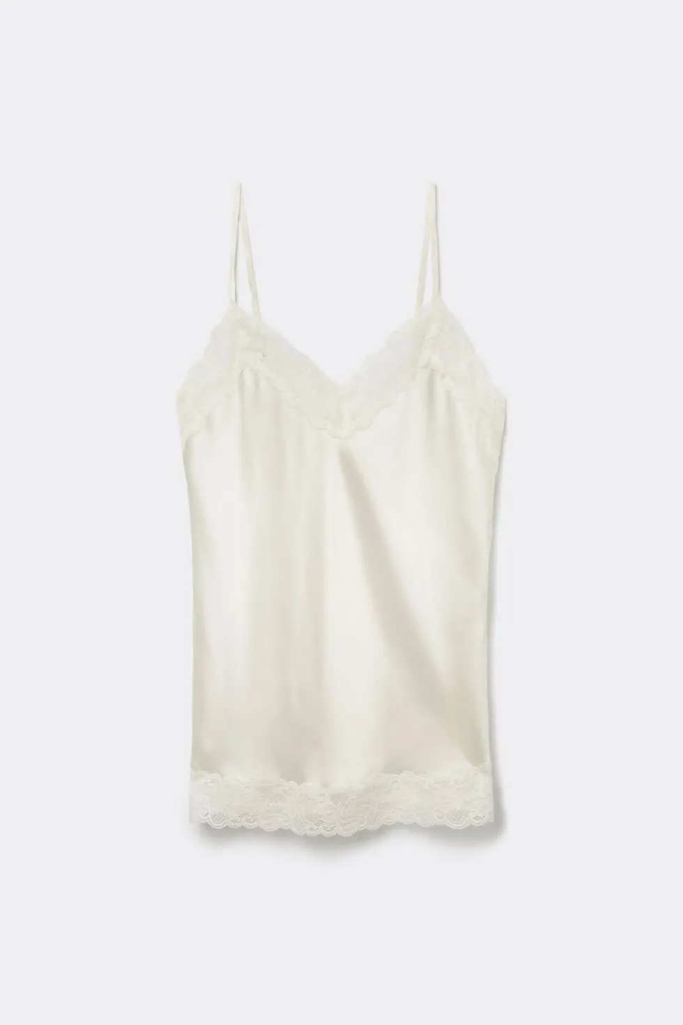 Lace and Silk Top