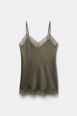 Lace and Silk Top