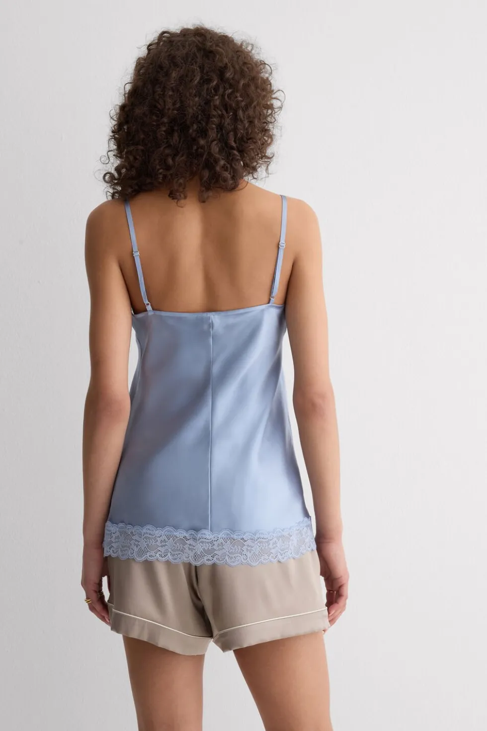 Lace and Silk Top