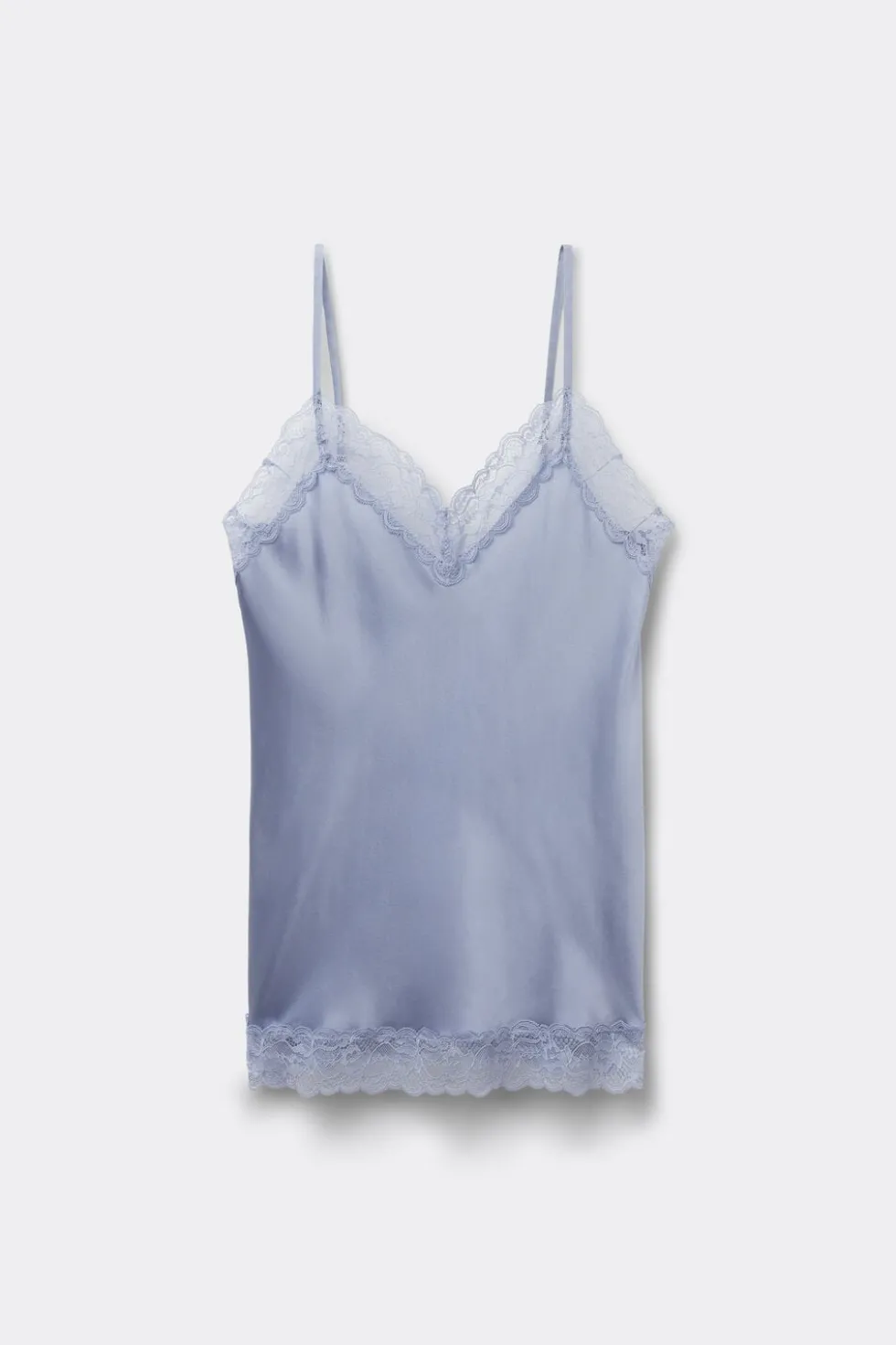 Lace and Silk Top