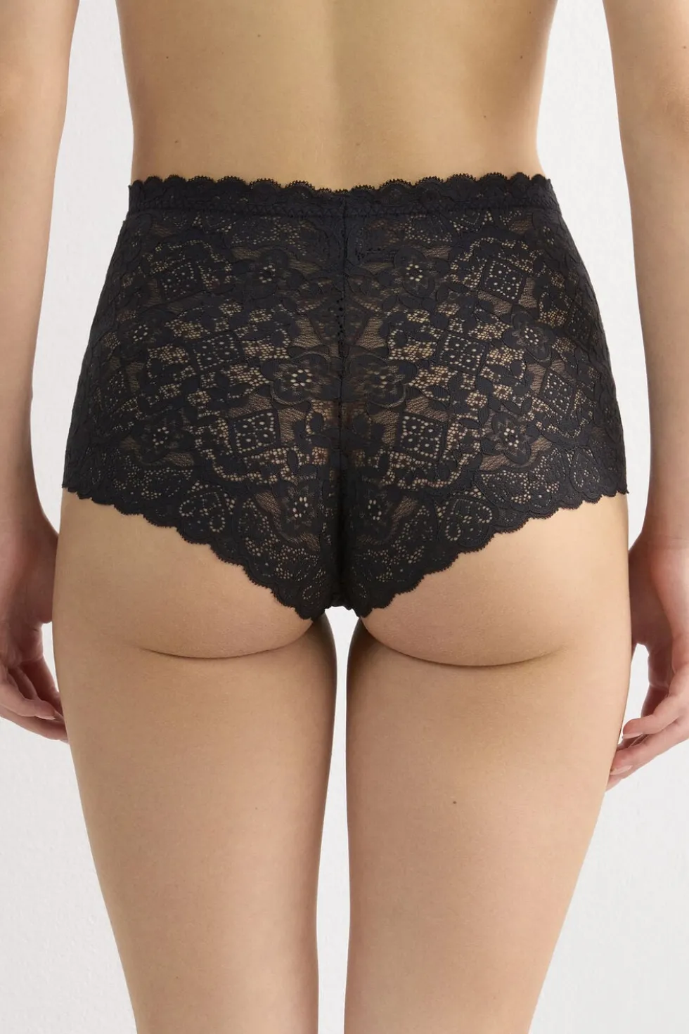 Lace High Waist Hipster