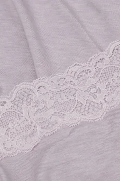 Lace Trim Short Pajamas in Modal