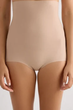 Light Shaping Cotton High Waist Hipsters