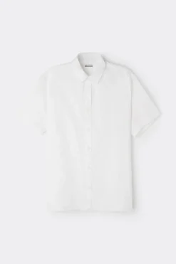 Linen and Cotton Short Sleeve Shirt