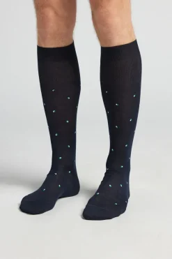 Lisle Cotton Knee Socks