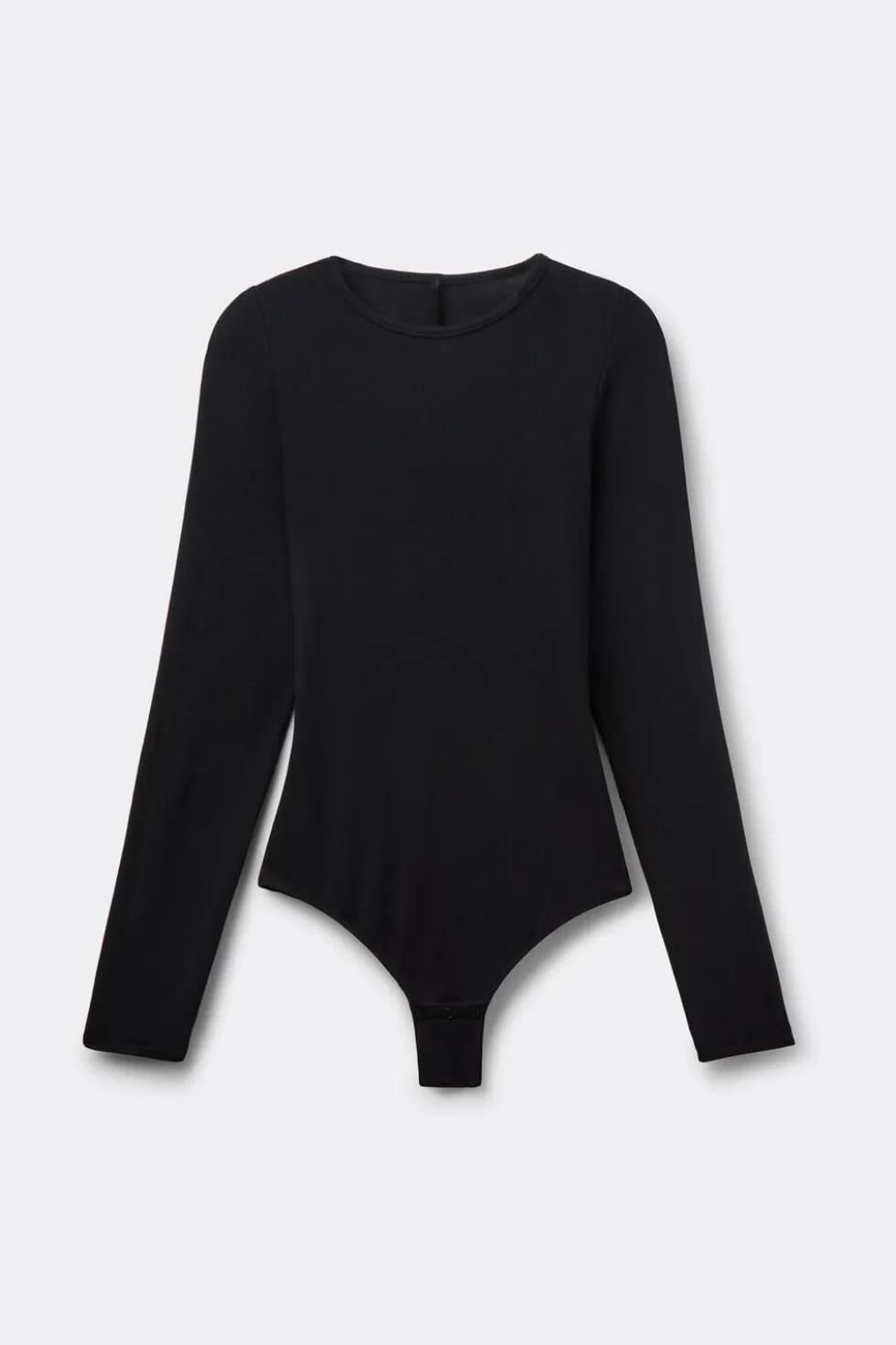 Long Sleeve Essential Modal Bodysuit with Open Back