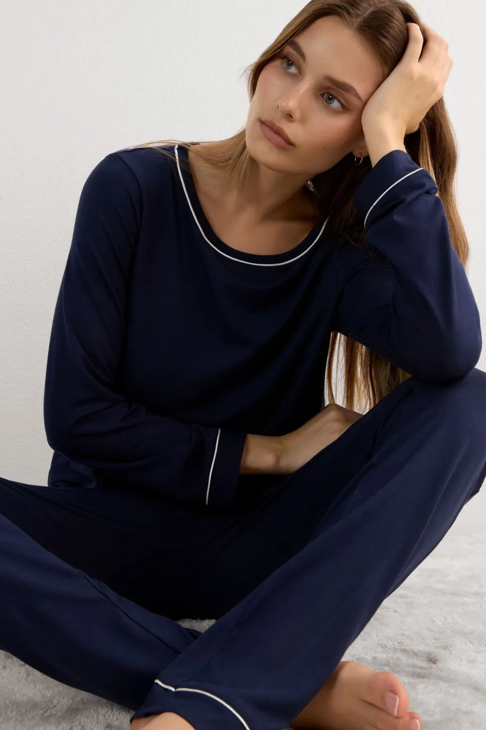Long Sleeve Modal Top