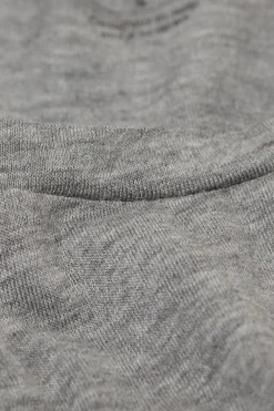 Long Sleeve Scoop Neck Top in Ultralight Modal with Cashmere