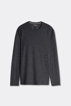 Long-sleeve Crew-Neck Merino-Wool Top