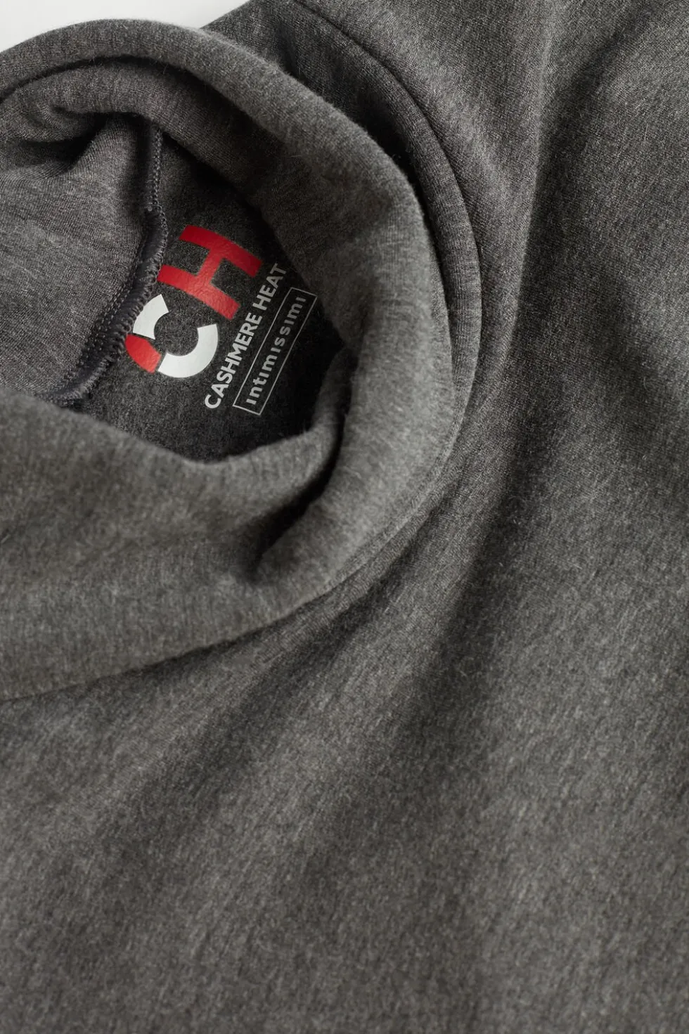 Long-sleeve High-Neck Modal-Cashmere Top