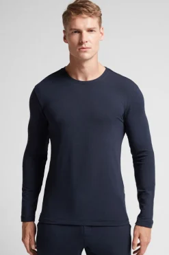 Long-Sleeve Modal-Cashmere Top