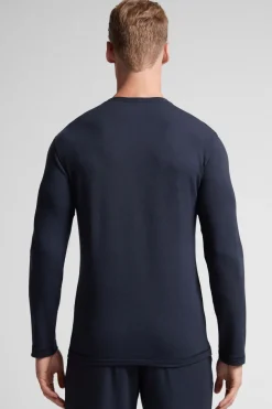 Long-Sleeve Modal-Cashmere Top