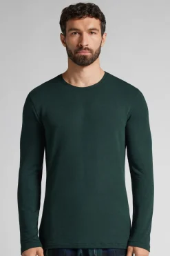 Long-Sleeve Modal-Cashmere Top