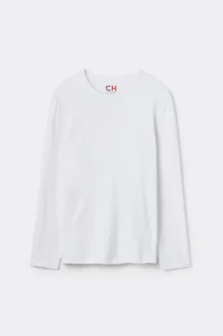 Long-Sleeve Modal-Cashmere Top