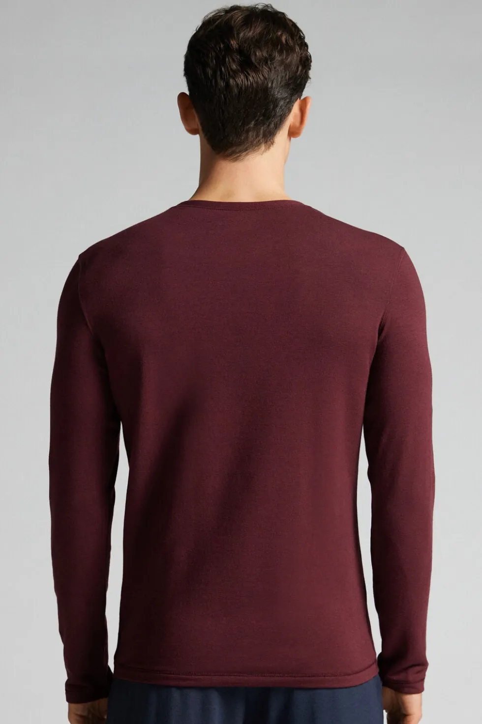Long-Sleeve Modal-Cashmere Top