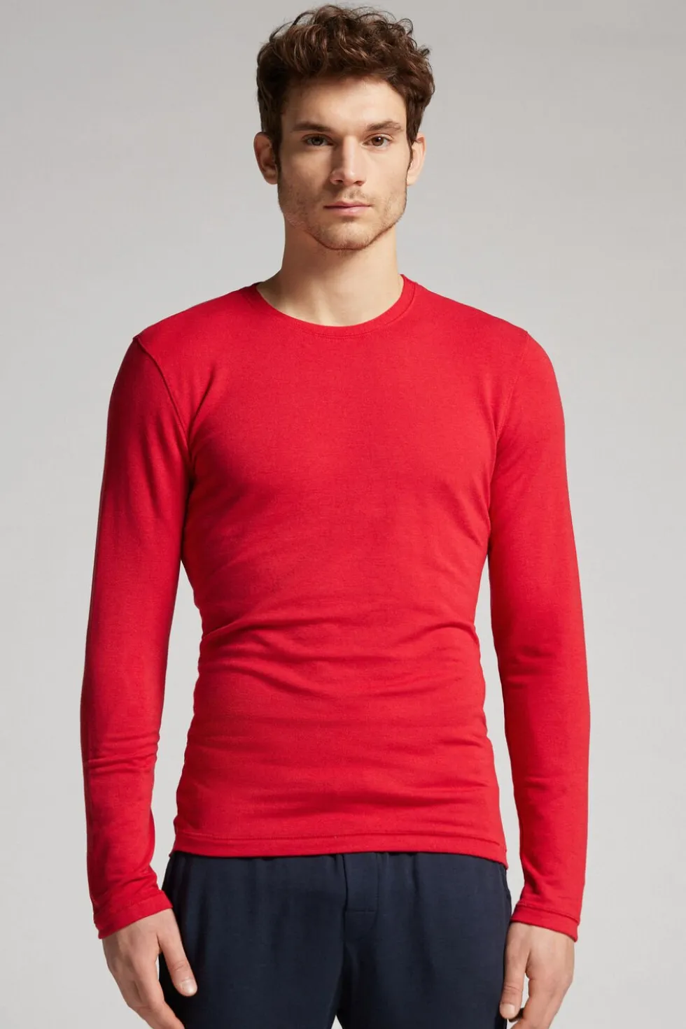 Long-Sleeve Modal-Cashmere Top