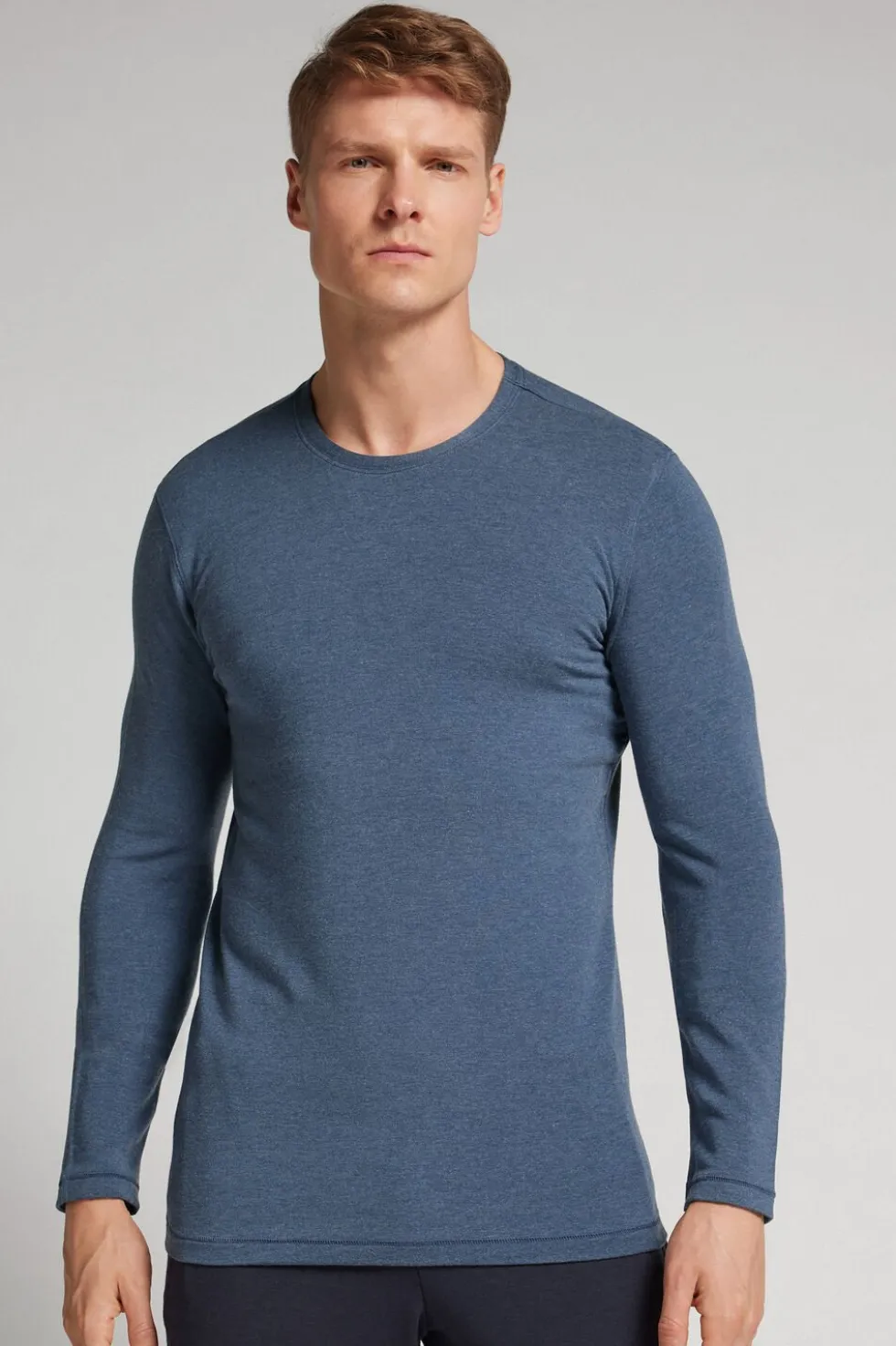 Long-Sleeve Modal-Cashmere Top