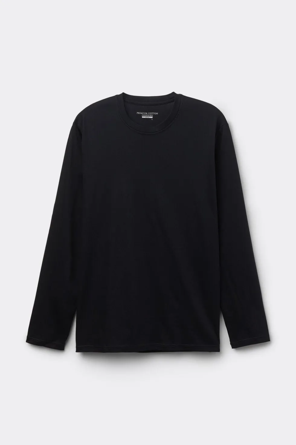 Long-Sleeved Mercerized Cotton Top filo Premium