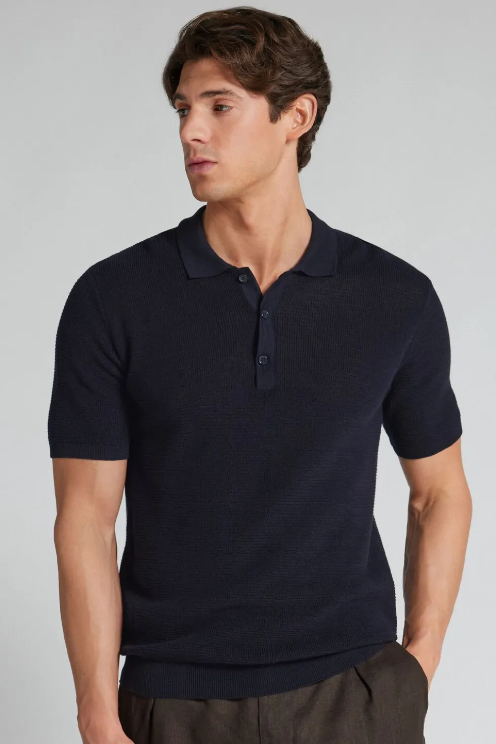 Men’s 100% Cotton Mesh Polo