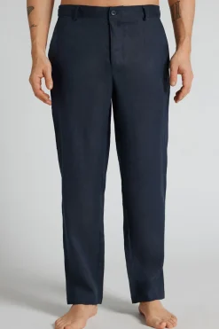 Men’s 100% Linen Full Length Pants