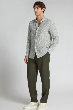 Men’s 100% Linen Full Length Pants