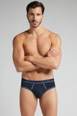 Men’s Superior Cotton Briefs with Logo