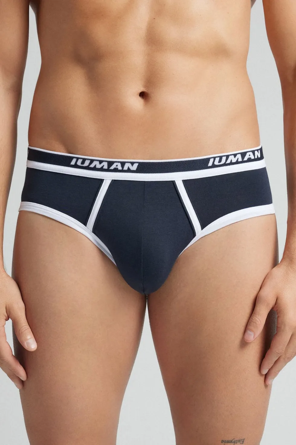 Men’s Superior Cotton Briefs with Logo