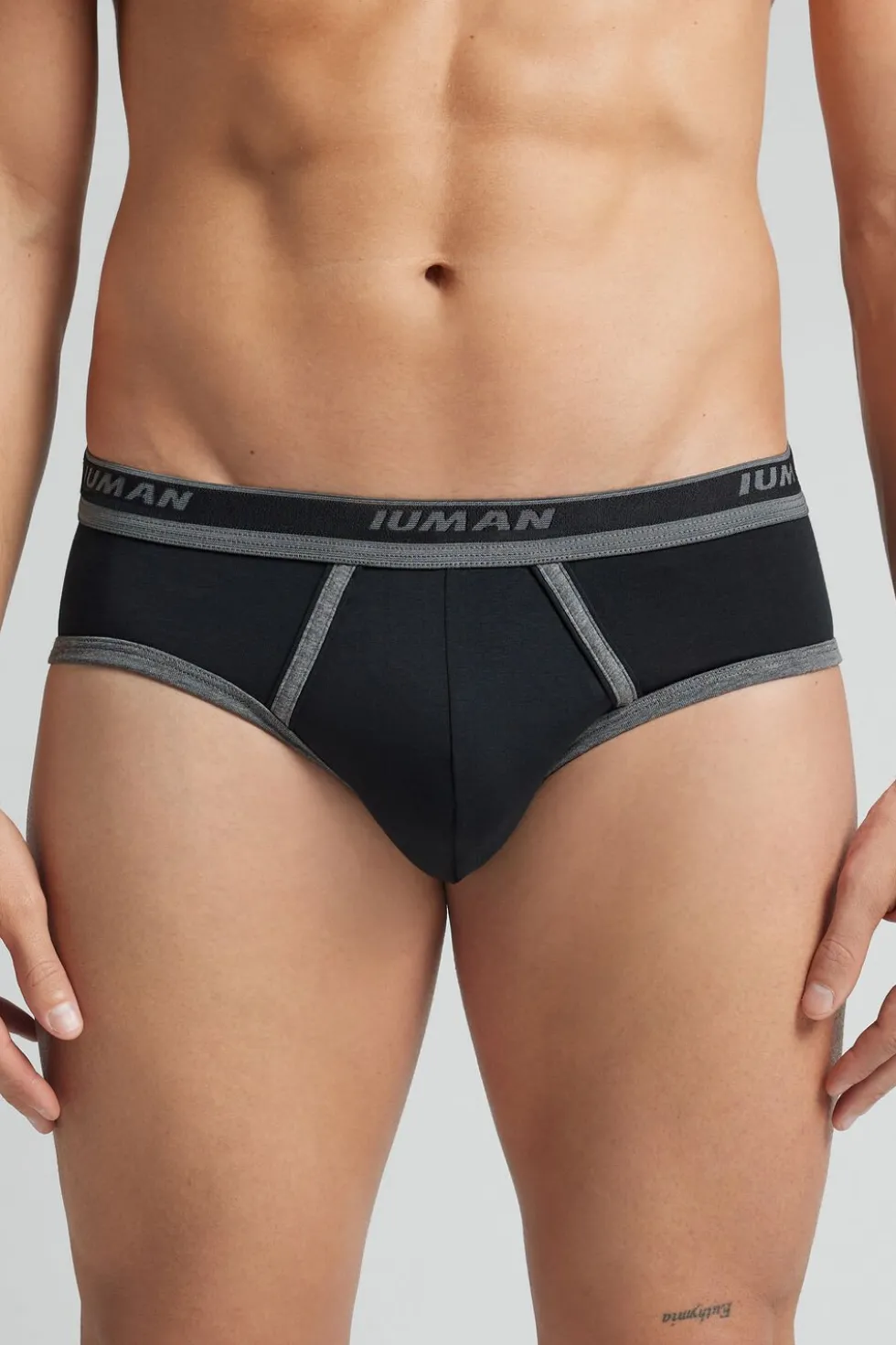 Men’s Superior Cotton Briefs with Logo