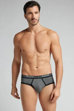 Men’s Superior Cotton Briefs with Logo
