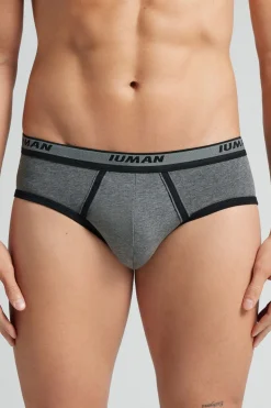 Men’s Superior Cotton Briefs with Logo