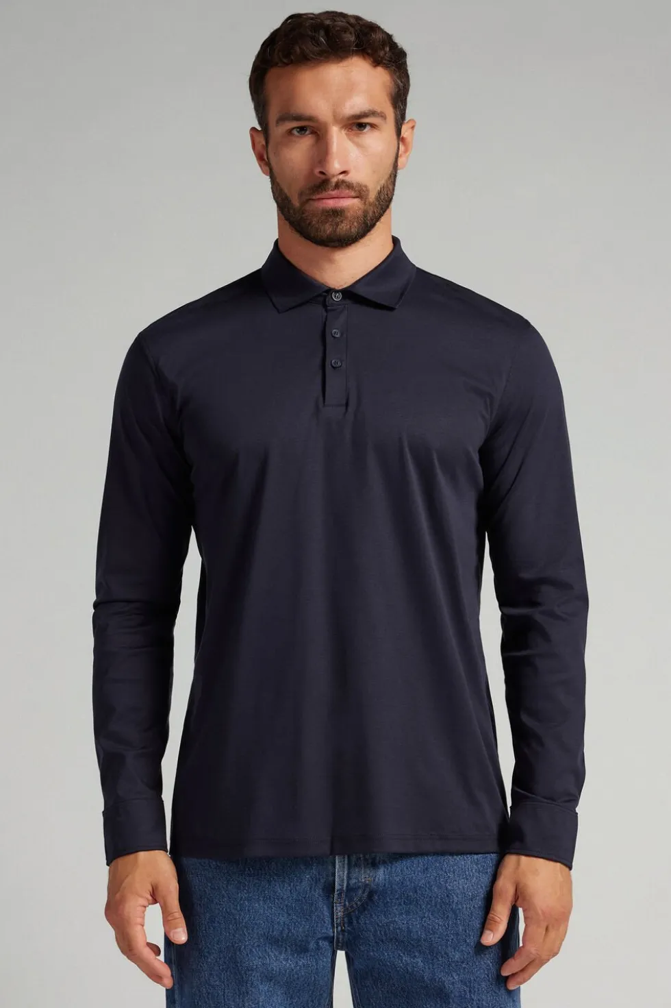 Mercerized Cotton Polo Shirt filo Premium