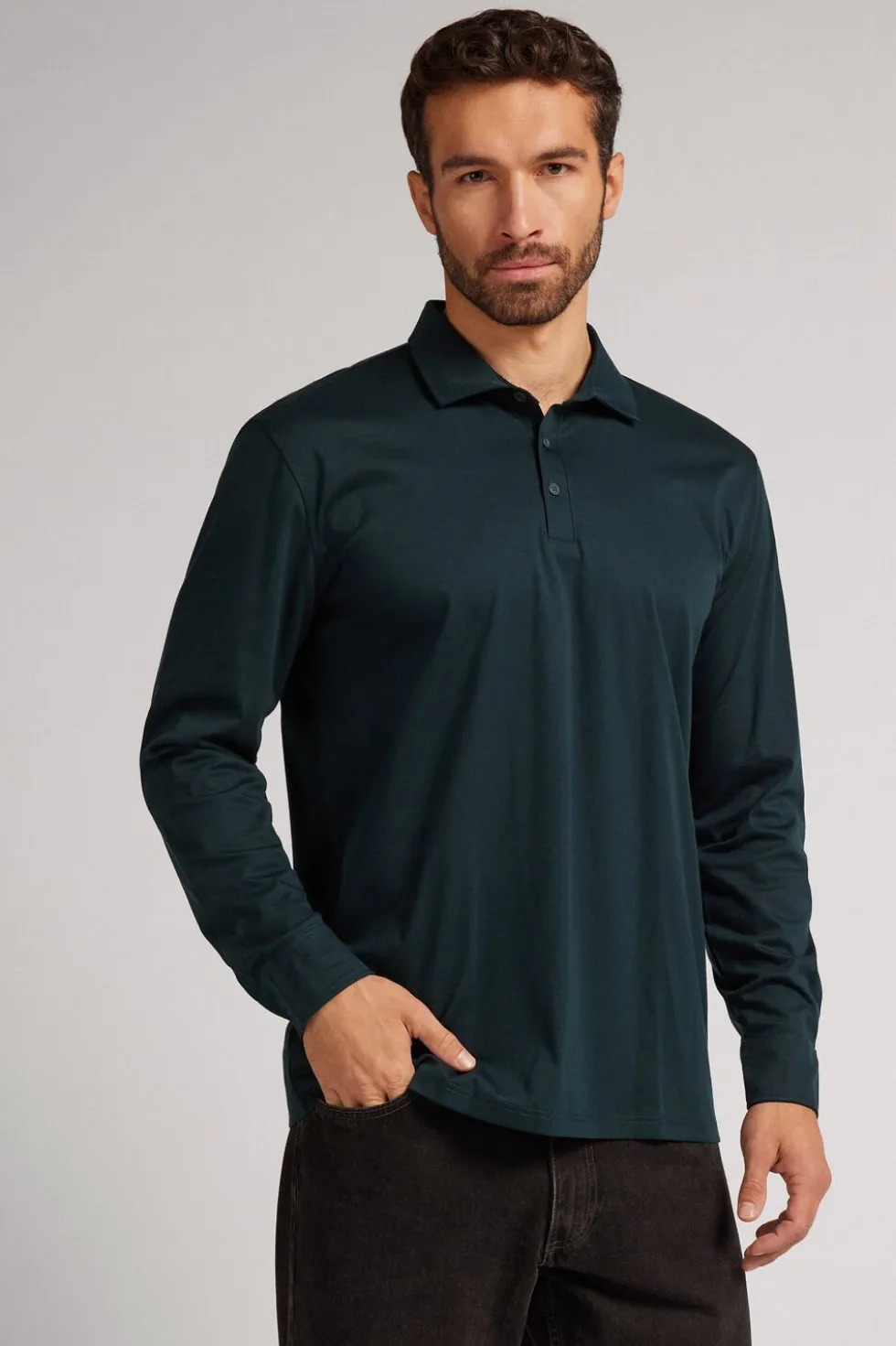 Mercerized Cotton Polo Shirt filo Premium