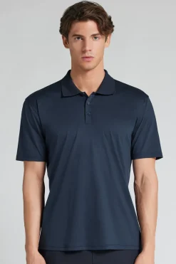 Mercerized Superlight Cotton Polo Shirt with Short Sleeves filo Premium