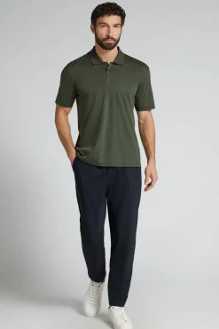 Mercerized Superlight Cotton Polo Shirt with Short Sleeves filo Premium