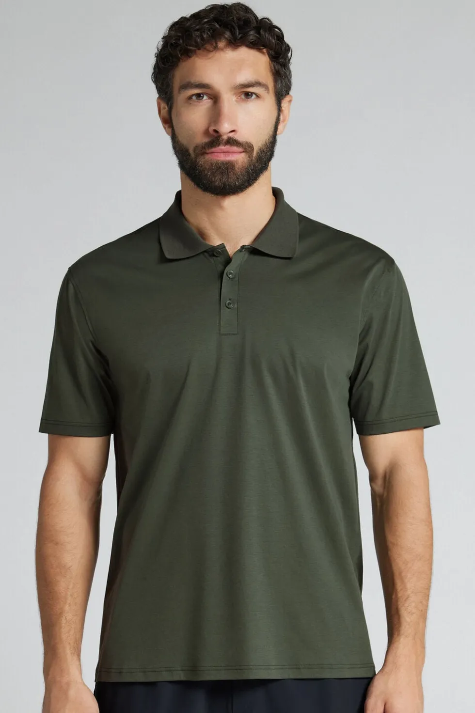Mercerized Superlight Cotton Polo Shirt with Short Sleeves filo Premium