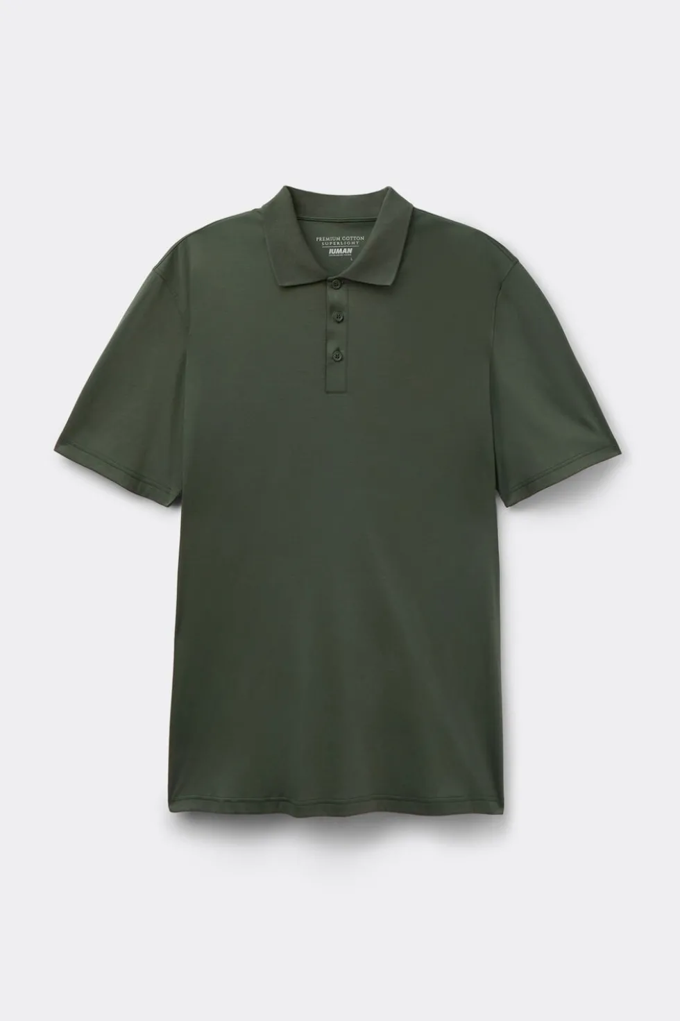 Mercerized Superlight Cotton Polo Shirt with Short Sleeves filo Premium