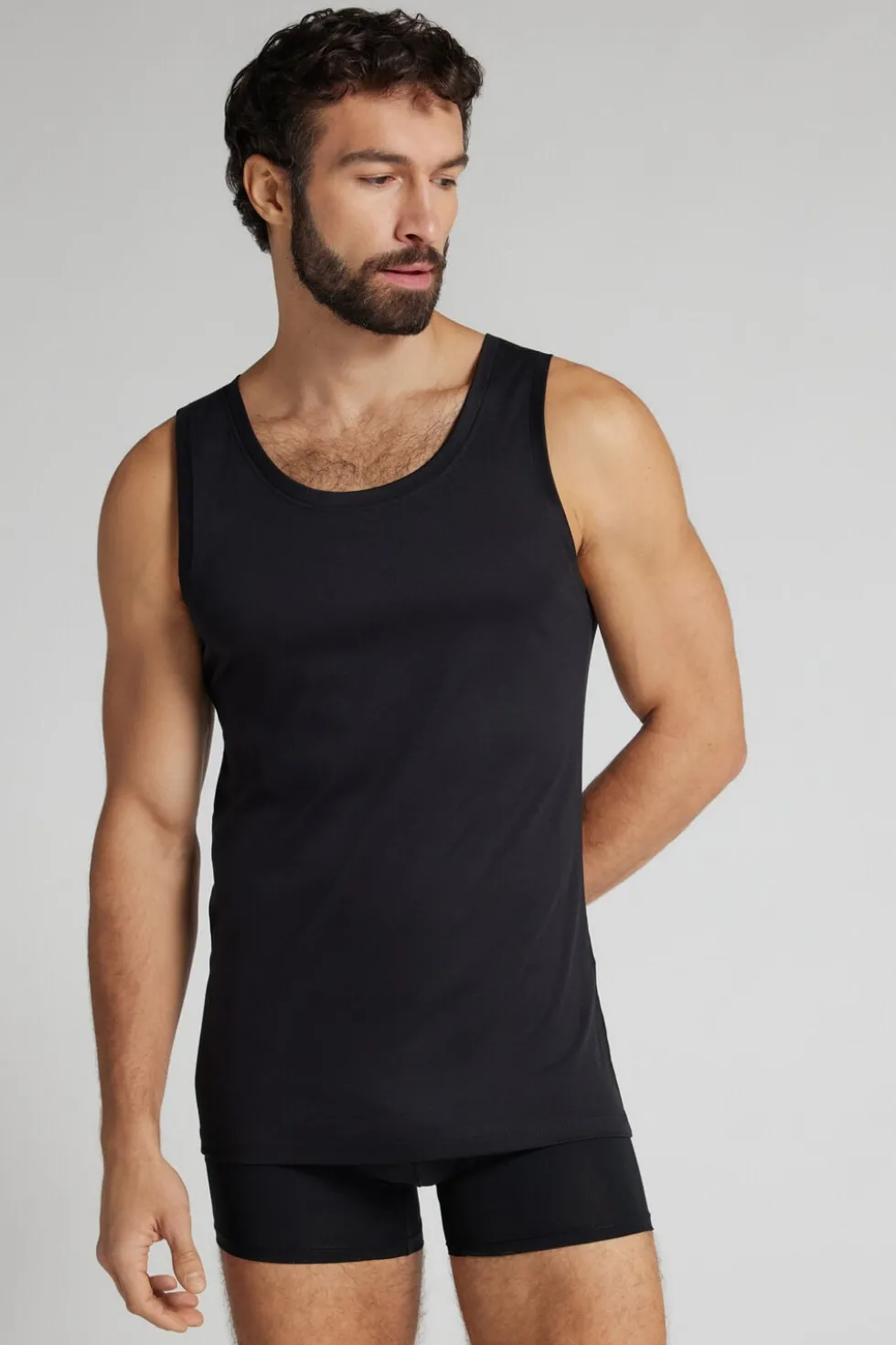 Mercerized Superlight Cotton Vest Top filo Premium