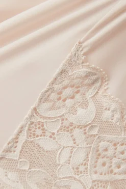 Microfiber and Lace High Rise Panties