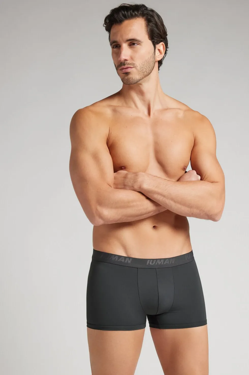 Microfiber Boxers with Logo