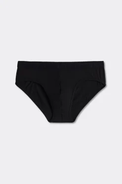 Microfiber Briefs with Logo Detail