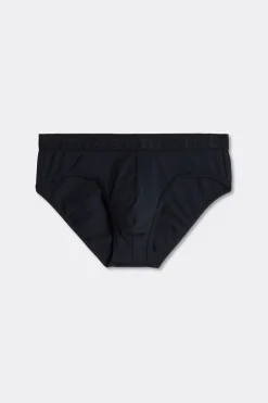 Microfiber Briefs with Logo Detail