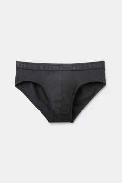 Microfiber Briefs with Logo Detail