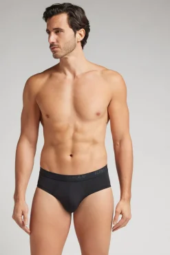 Microfiber Briefs with Logo