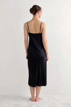 Midi-Length Slip in Silk